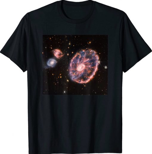 Webb Space Telescope New Image Cartwheel Galaxy JWST Vintage Shirts