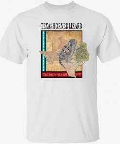 Texas horned lizard texas parks and wildlife series tee shirt