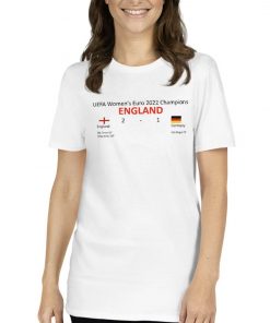 Official England Women's Euro 2022 Champions TShirt