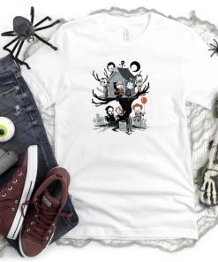 Halloween Horror Park Movie Famous Killers Chibi Tree House Unisex TShirt