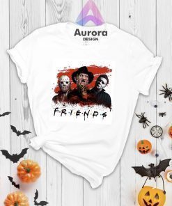 Friends Halloween Horror Movie Retro Movies Shirts