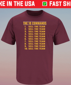 The 10 Commands Sell the Team Washington Football 2022 Shirts