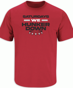 Saturdays We Hunker Down Georgia Football 2022 Shirts