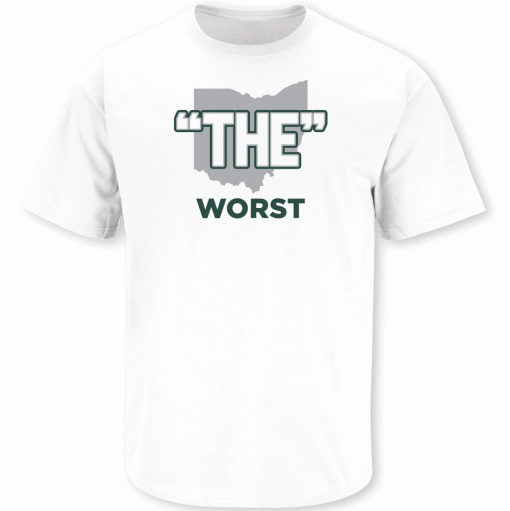 The Worst Michigan State College Football Vintage TShirt