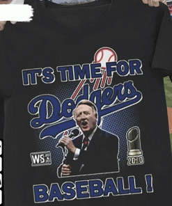 Rip Vin Scully Legendary Dodgers It’S Time For Dodgers Baseball 2022 Shirts