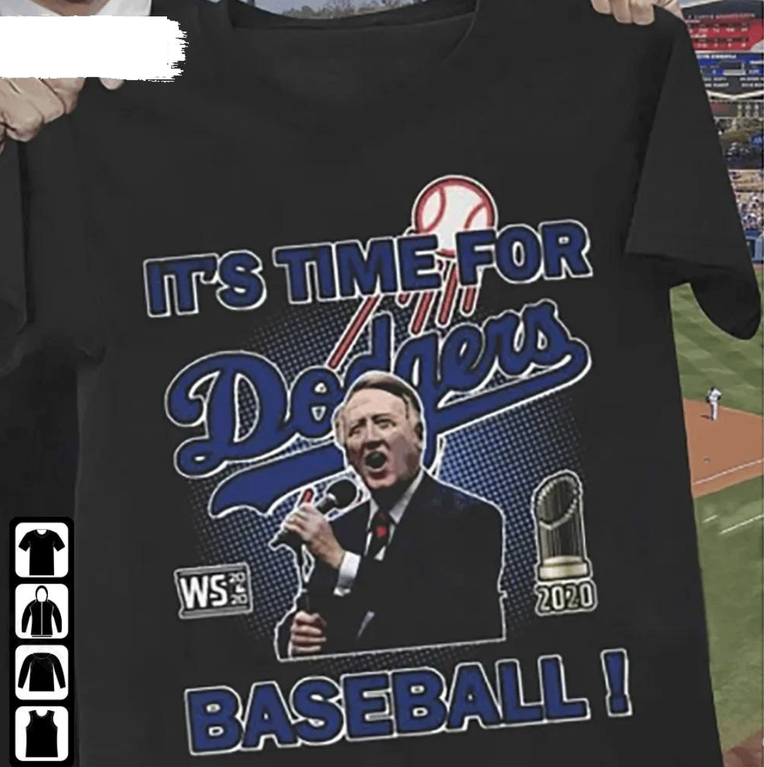 Rip Vin Scully Legendary Dodgers It’S Time For Dodgers Baseball 2022 Shirts