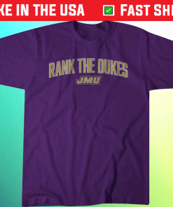 Rank the Dukes JMU Football Unisex Shirts