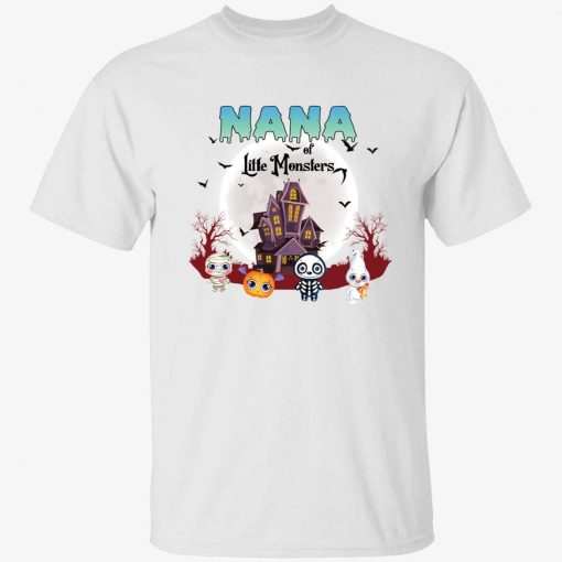Nana of little monsters gift tshirt