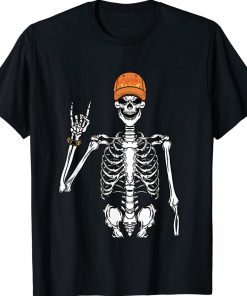 Rocker Skeleton Hand Rock On Costume Halloween 2023 TShirt