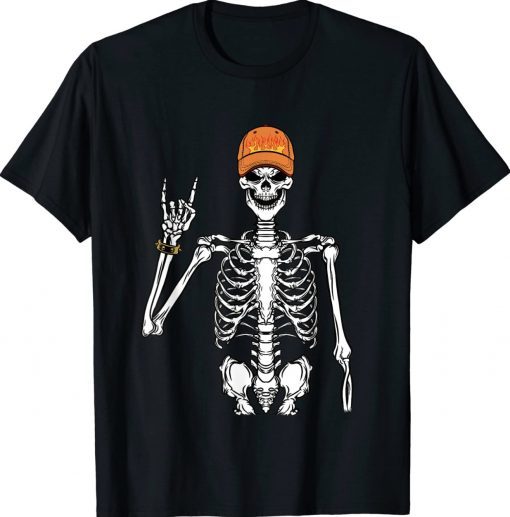 Rocker Skeleton Hand Rock On Costume Halloween 2023 TShirt