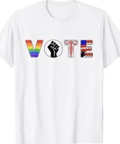 Black Lives Matter Vote LGBT Gay Rights Feminist Equality Vintage Shirts