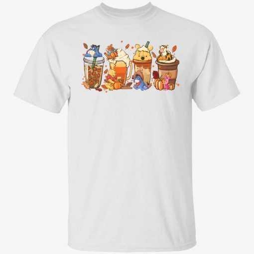 Winnie The Pooh Halloween coffee gift t-shirt