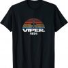 Vintage F-16 Viper Fighter Jet Distressed Sunset TShirt