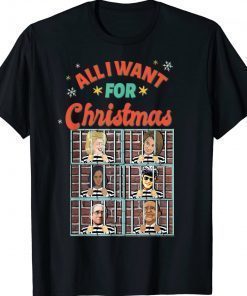 All I Want for Christmas Biden Trump Ugly Christmas Sweater Gift Shirts