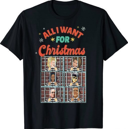 All I Want for Christmas Biden Trump Ugly Christmas Sweater Gift Shirts