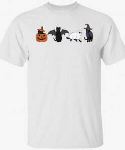 Halloween black cat unisex tshirt