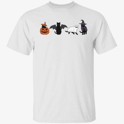 Halloween black cat unisex tshirt