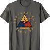 2nd Armored Division Emblem M4 Sherman WW2 Unisex TShirt