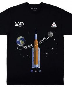 We Are Going Moon SLS Worm Insignia Unisex TShirt