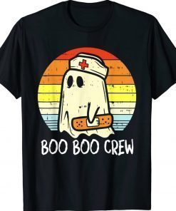 Boo Boo Crew Nurse Ghost Halloween Costume Gift TShirt