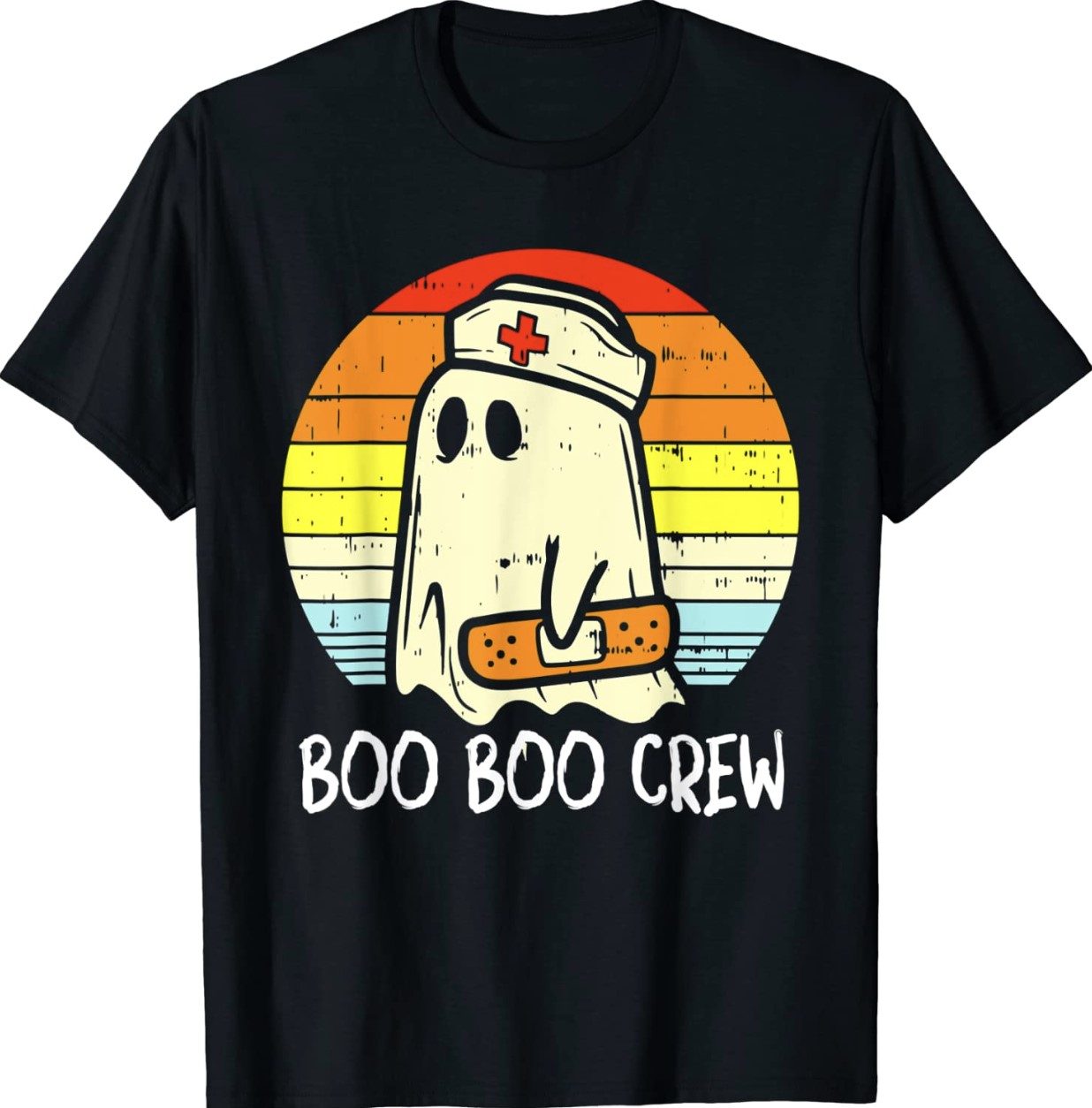 Boo Boo Crew Nurse Ghost Halloween Costume Gift TShirt