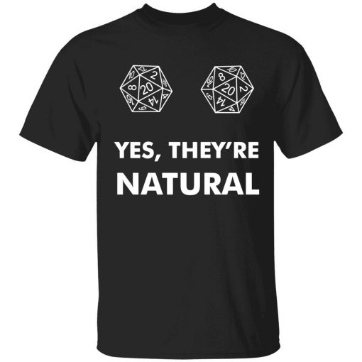 Yes they’re natural 20 d20 dice vintage tshirt