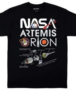 Orion Space Launch System SLS Schematics Vintage T-Shirt