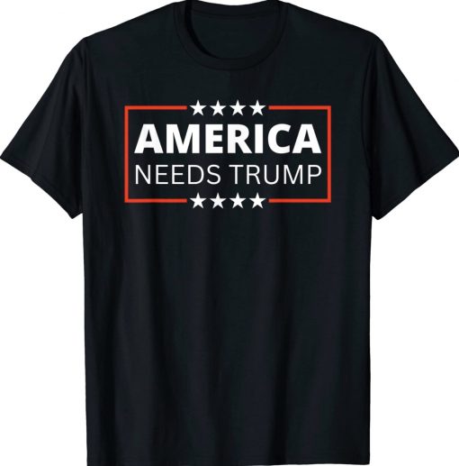 America Needs Trump President Election Vote Anti Biden Unisex TShirt