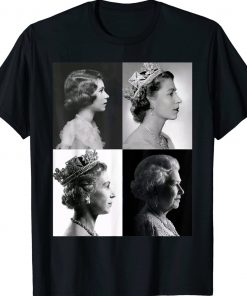 Vintage RIP Queen II Elizabeth England Queen of England Shirts
