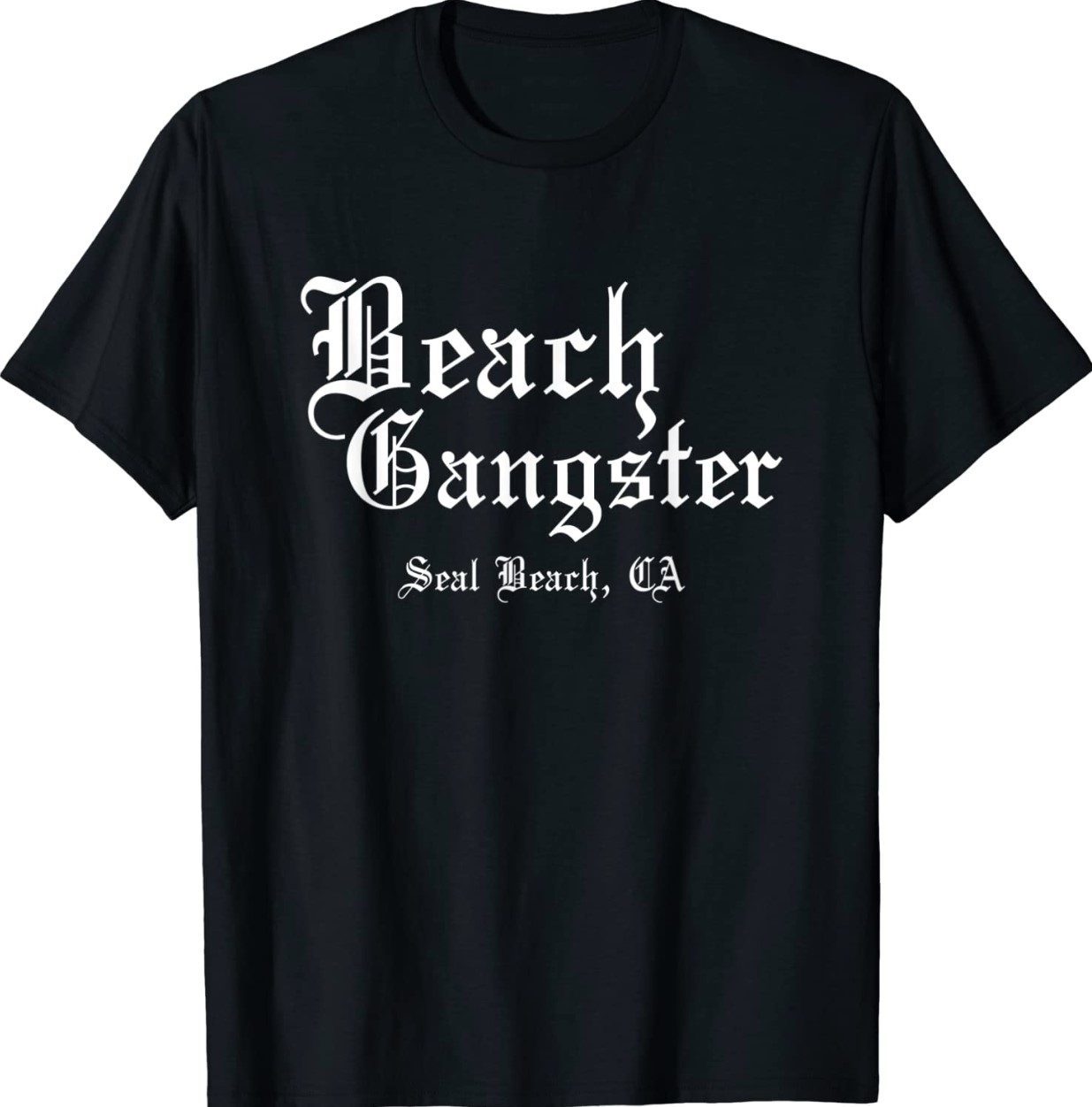 Beach Gangster Surfer Summer Ocean Palm Trees Beach Bum Funny Shirts