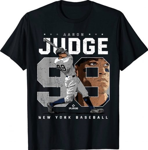 Aaron Judge Number Portrait Baj New York Gift TShirt