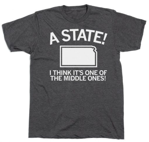 Kansas is a state vintage t-shirt