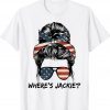 Where's Jackie Jackie Are You Here Messy Bun Gift Shirts