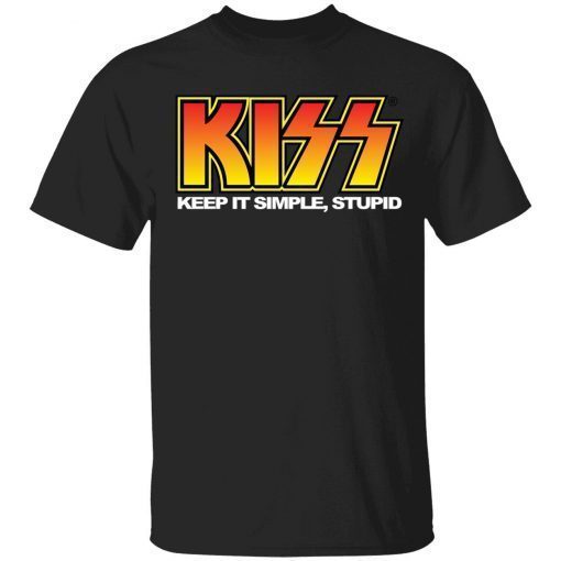 Kiss keep it simple stupid vintage tshirt