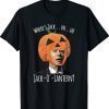 Where's Jackie Biden Jack O Lantern Pumpkin Halloween Gift TShirt