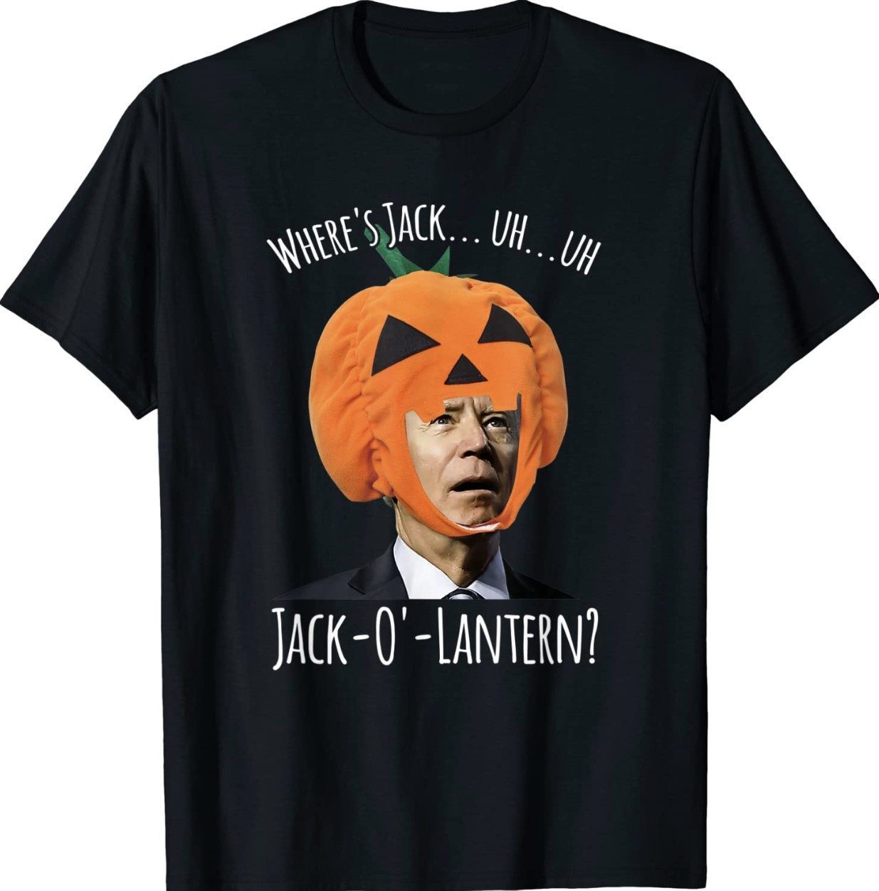 Where's Jackie Biden Jack O Lantern Pumpkin Halloween Gift TShirt