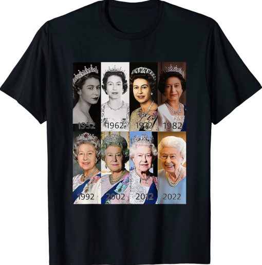 Queen Elizabeths Platinum Jubilee 70 years Celebration 2022 Prayer TShirt