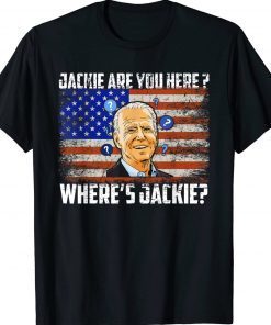 Vintage Jackie Are You Here Where's Jackie Flag Shirts