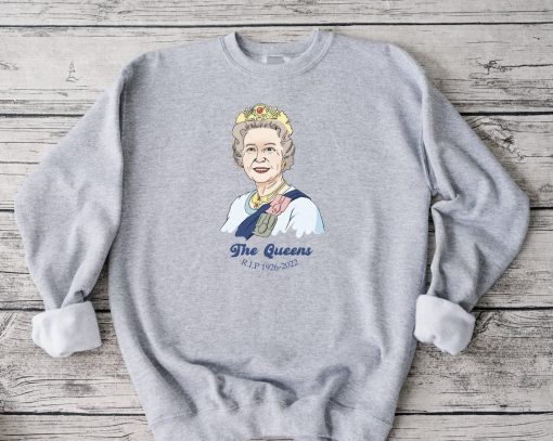 Womens RIP Queen Elizabeth Commemorative 1926-2022 TShirt