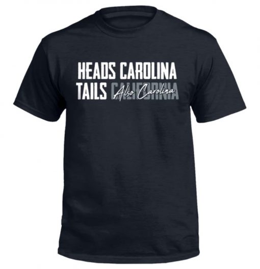 Heads Carolina Tails Also Carolina Vintage Shirt