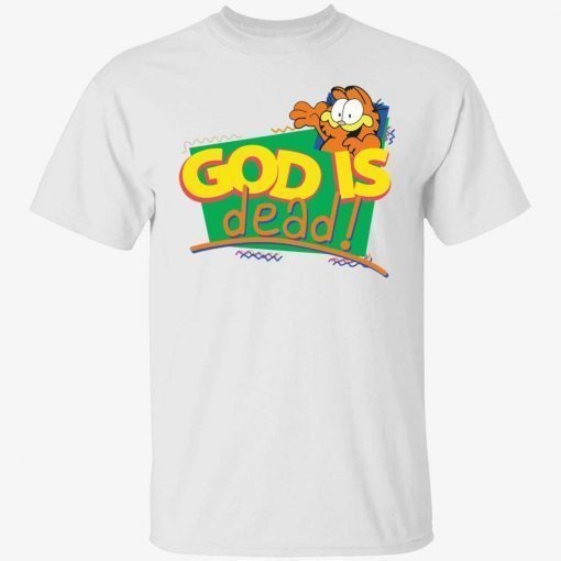 Garfield god is dead unisex tshirt