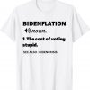 Bidenflation Definition Anti Biden Vintage TShirt
