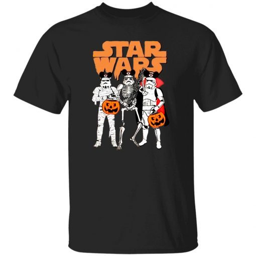 Star wars stormtrooper skeleton costume mickey ears halloween gift tshirt