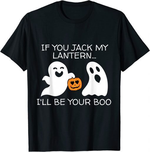 Halloween Adult Ghost And Jack My Lantern Gift Shirt