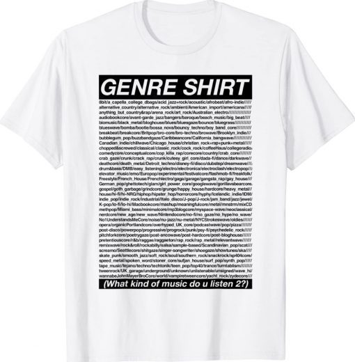 The Genre Funny Shirts