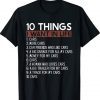 10 Things I Want In My Life Cars More Cars Car Gift Shirts