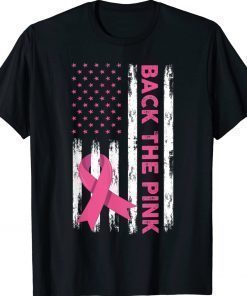 Back The Pink Breast Cancer Awareness Gift TShirt