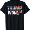 Trump Won Flag Take America Back Trump 2024 Unisex TShirt