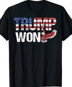 Trump Won Flag Take America Back Trump 2024 Unisex TShirt