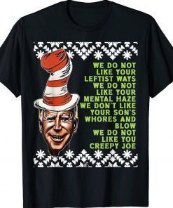 Jingle Joe Biden Xmas Rhyme Trump 14 Ugly Christmas Sweater Gift Shirts